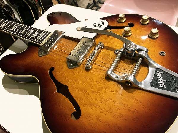 Epiphone Japan CASINO VINTAGE Birdseye with Bigsby 1991年製 下倉  