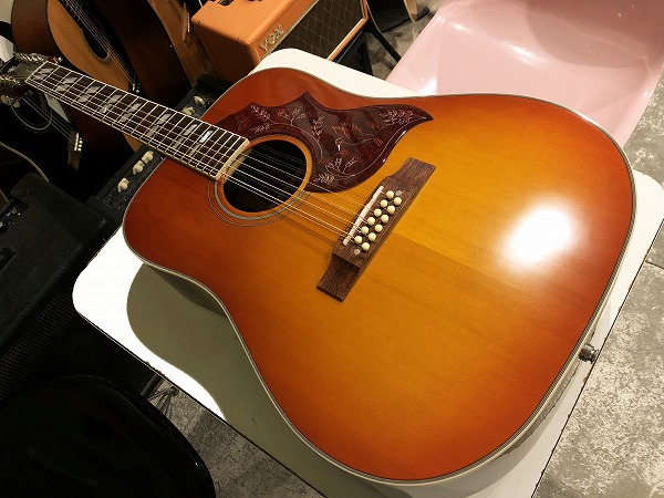 Epiphone Masterbuilt Hummingbird 12 Strings Aged Cherry Sunburst  